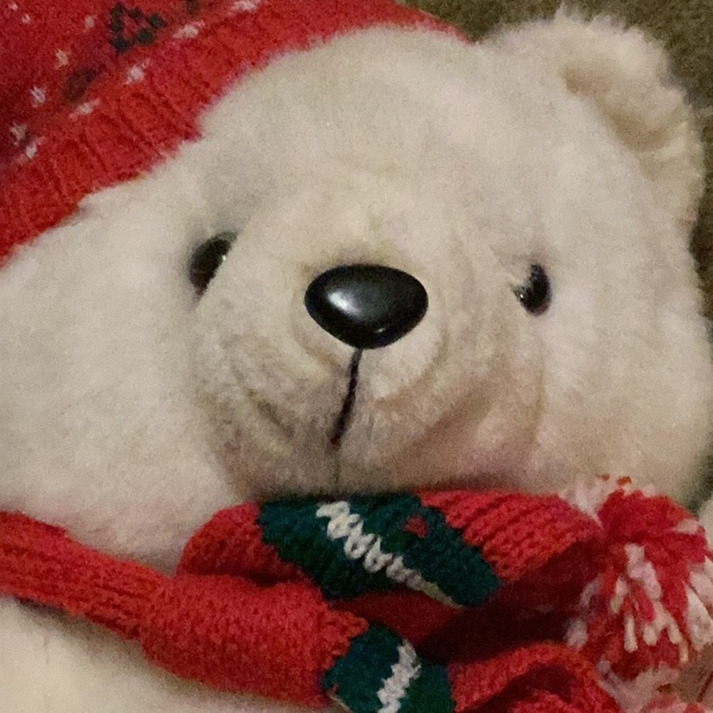 Kmart Vintage 1986 Christmas Bear  VNPLVC
   Used as Prop, Only for photos - Picture 2 of 16